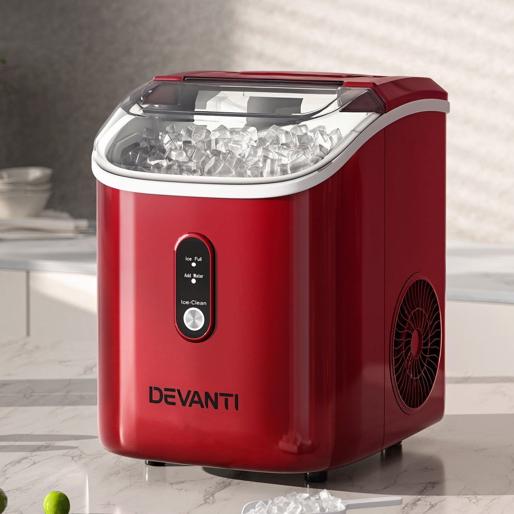 Devanti Ice Maker Machine 15kg Nugget Chewable Ice Cube - Devanti