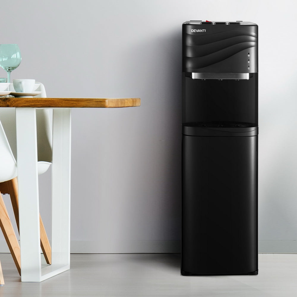 Devanti Water Cooler Dispenser Bottom Load Black - Devanti