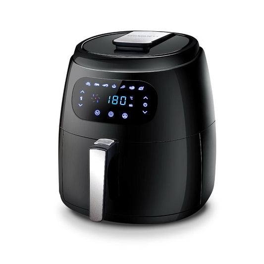Devanti Air Fryer 8.5L LCD Digital Oil Free Deep Frying Cooker Accessories Rack Black