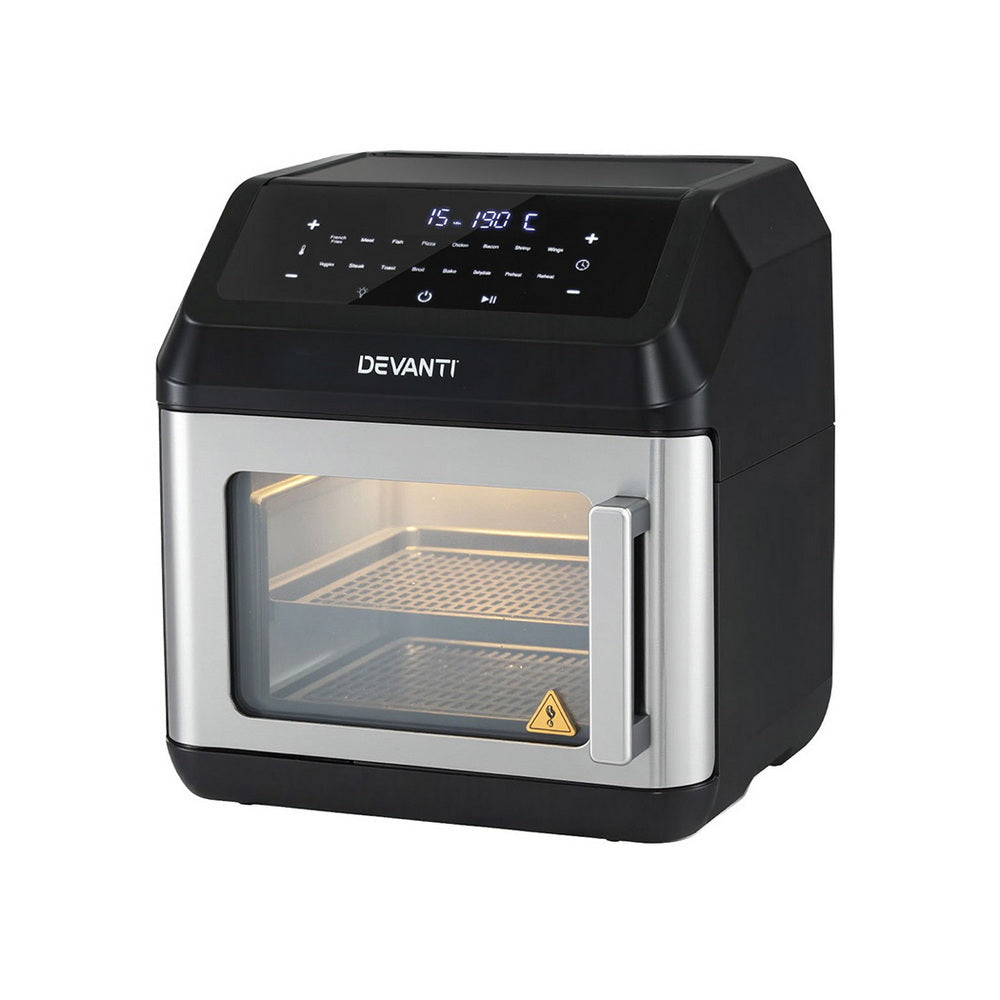 Devanti Air Fryer 13L LCD Fryers Oven - Devanti
