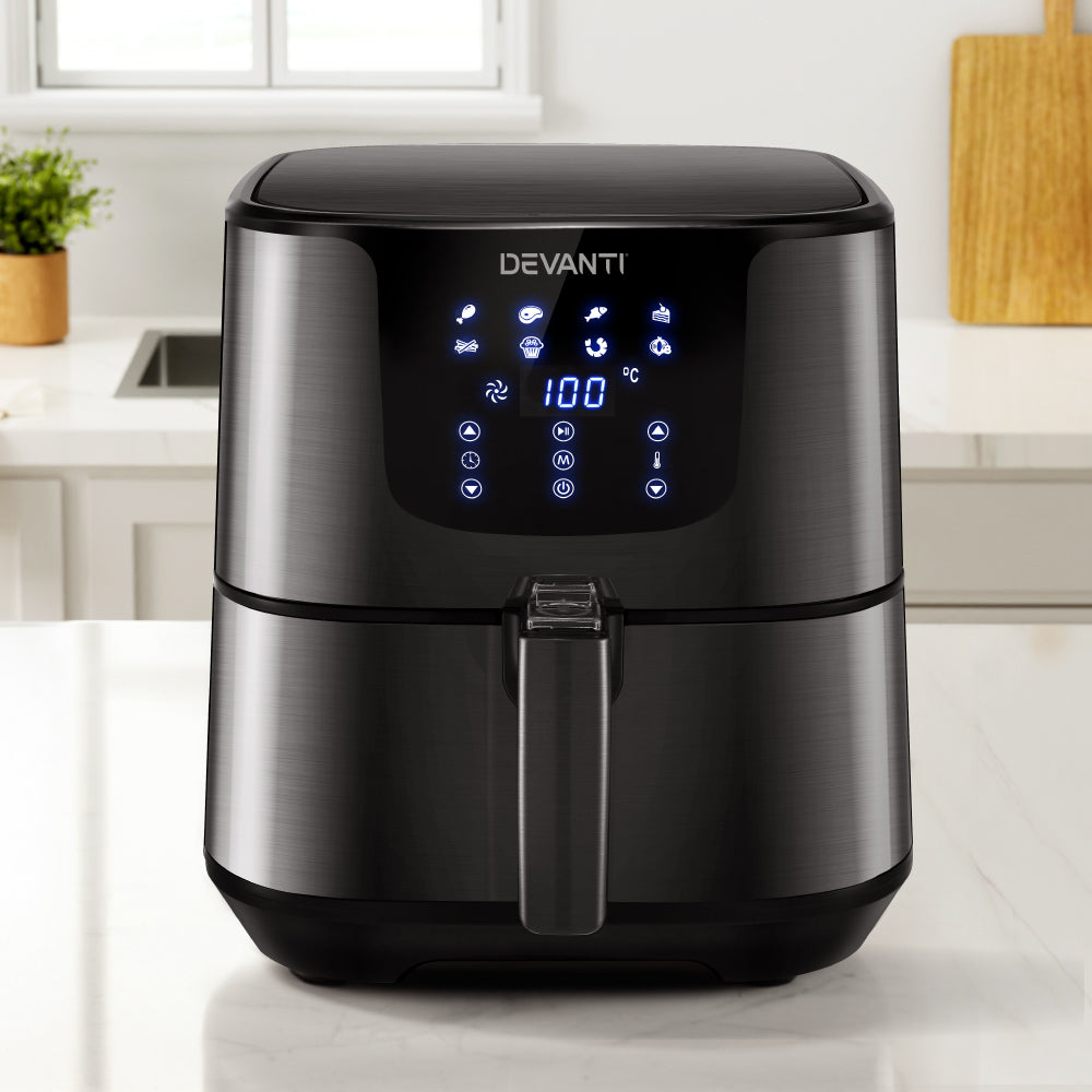 Devanti 7L Air Fryer Black
