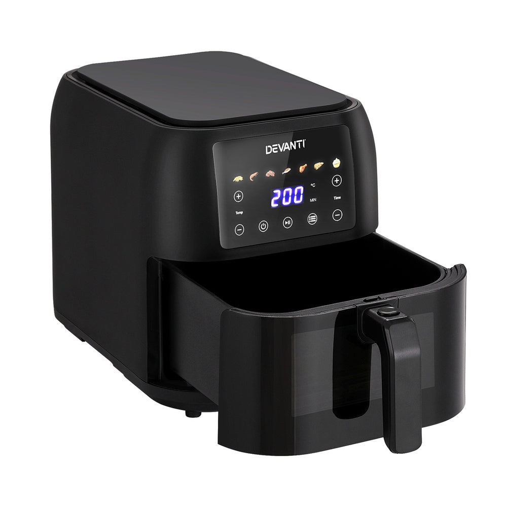 Devanti Air Fryer 8L LCD Fryers - Devanti