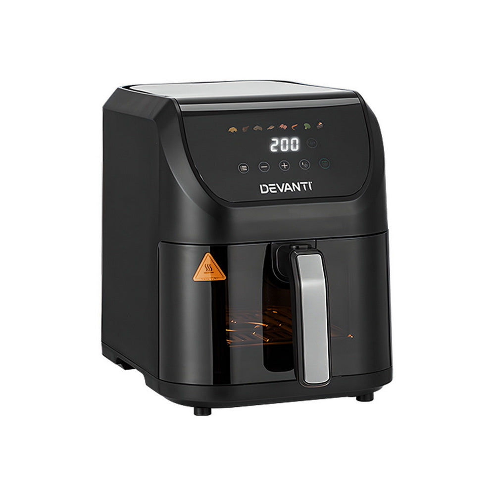 Devanti Air Fryer 5L W/ LCD Touch 1500W - Devanti