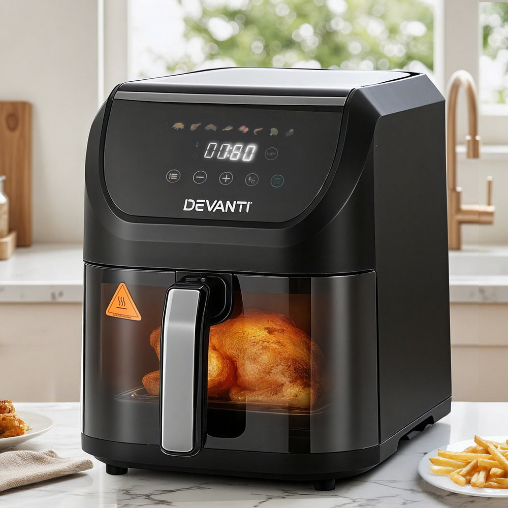 Devanti Air Fryer 5L W/ LCD Touch 1500W - Devanti