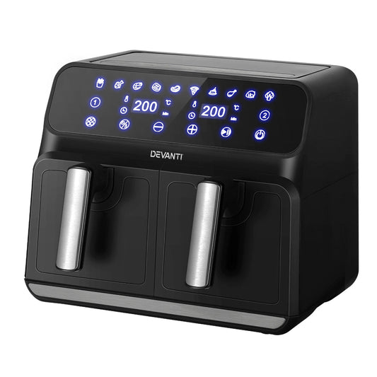 Devanti Air Fryer 8L LCD Fryers Oven Airfryer Healthy Cooker Oil Free Kitchen - Devanti
