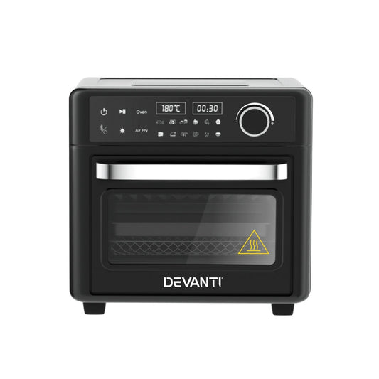 Devanti Air Fryer 15L LCD Fryers Oven - Devanti