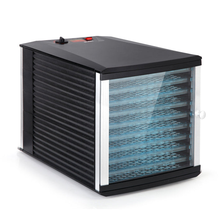 Devanti Commercial Food Dehydrator with 10 Trays Black