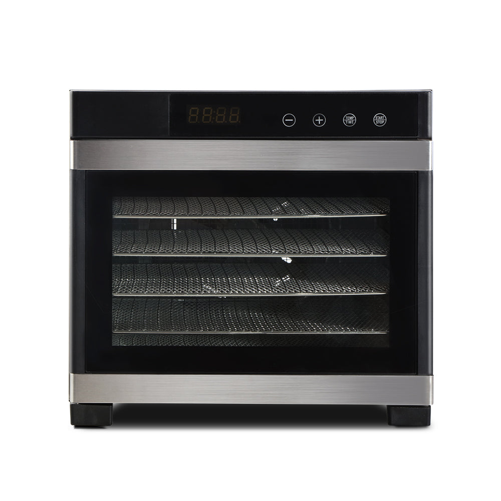Devanti 6 Trays Commercial Food Dehydrator Stainless Steel Fruit Dryer