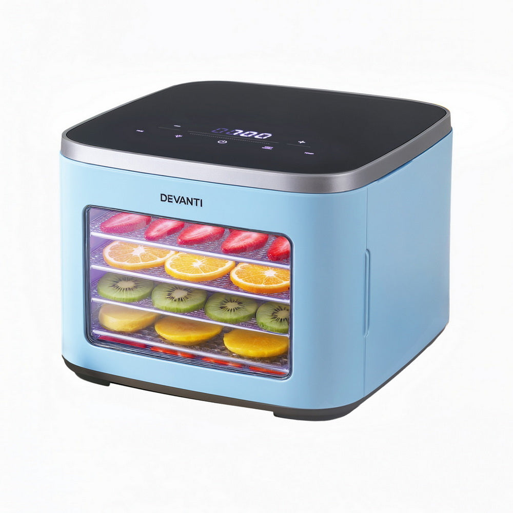 Devanti 5 Trays Food Dehydrator Mini Fruit Dryer 500W - Devanti