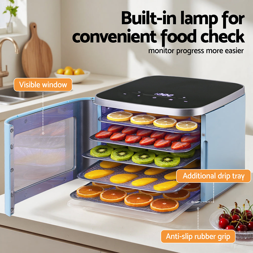 Devanti 5 Trays Food Dehydrator Mini Fruit Dryer 500W - Devanti
