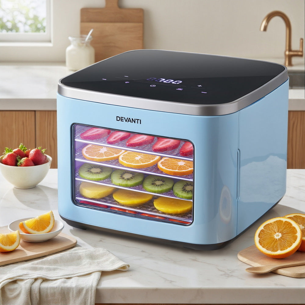 Devanti 5 Trays Food Dehydrator Mini Fruit Dryer 500W - Devanti