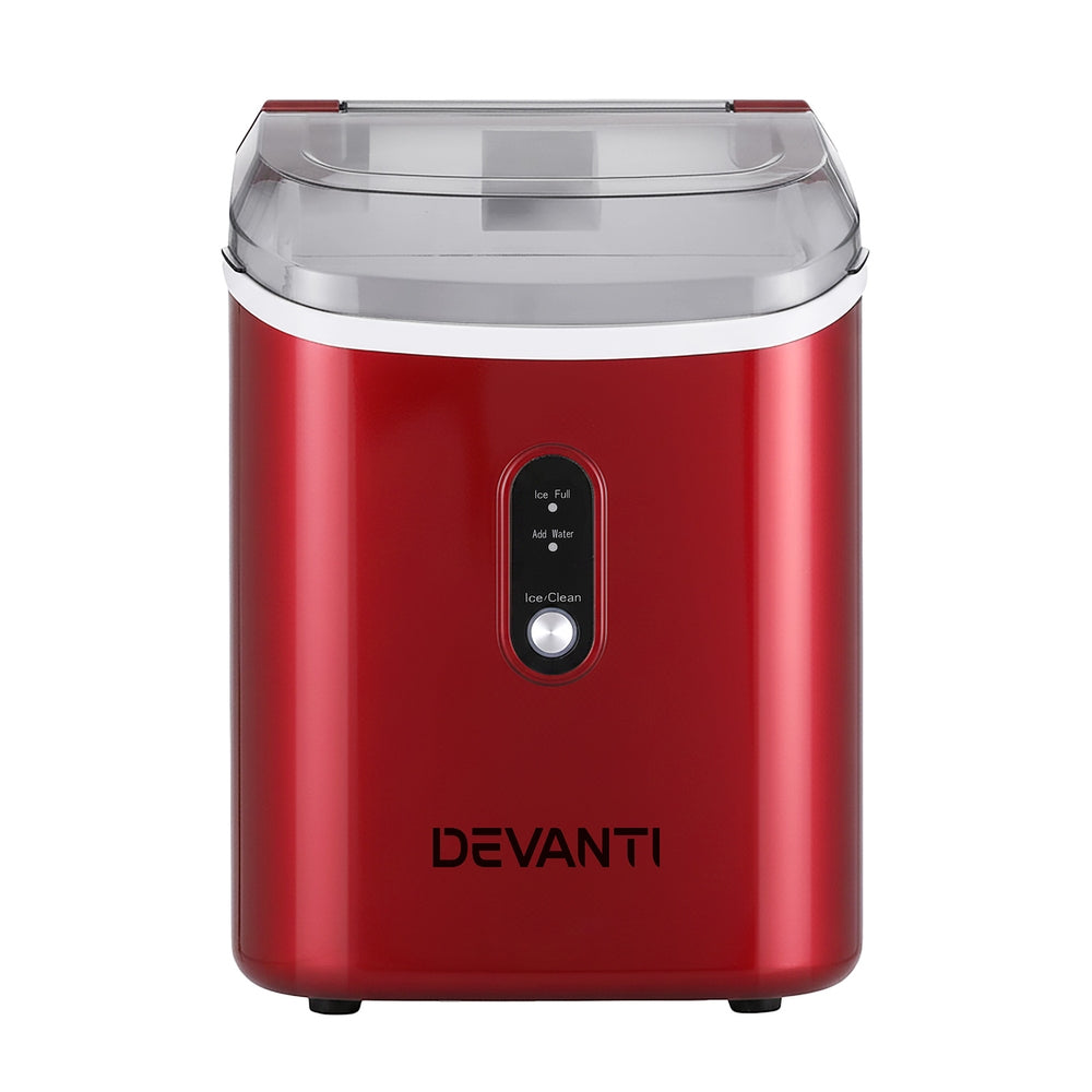 Devanti Ice Maker Machine 15kg Nugget Chewable Ice Cube - Devanti