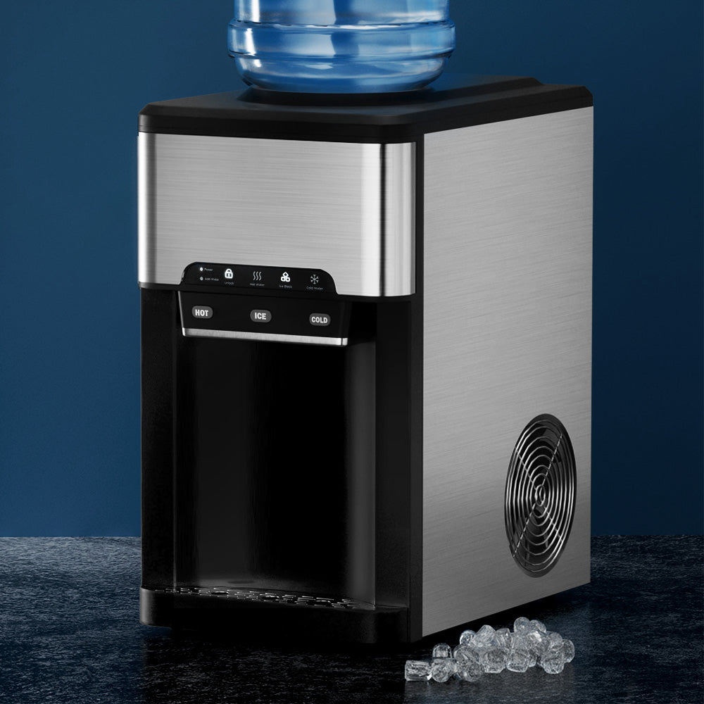 Devanti 20kg Ice Maker Machine with Water Dipenser - Devanti