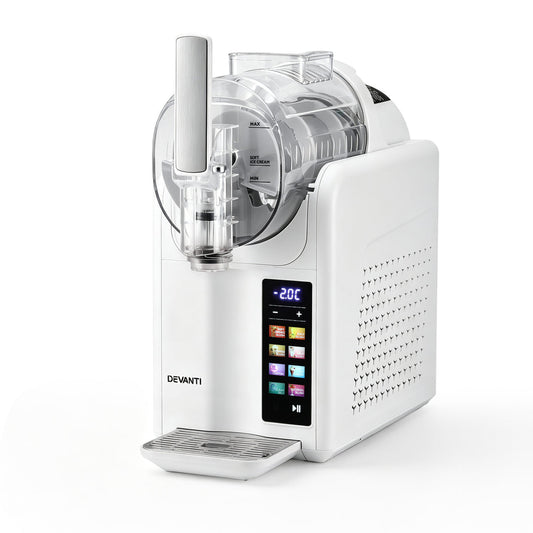 Devanti Slushie Machine 2L Frozen Drink Maker Ice Cream Cocktail Slush Maker White