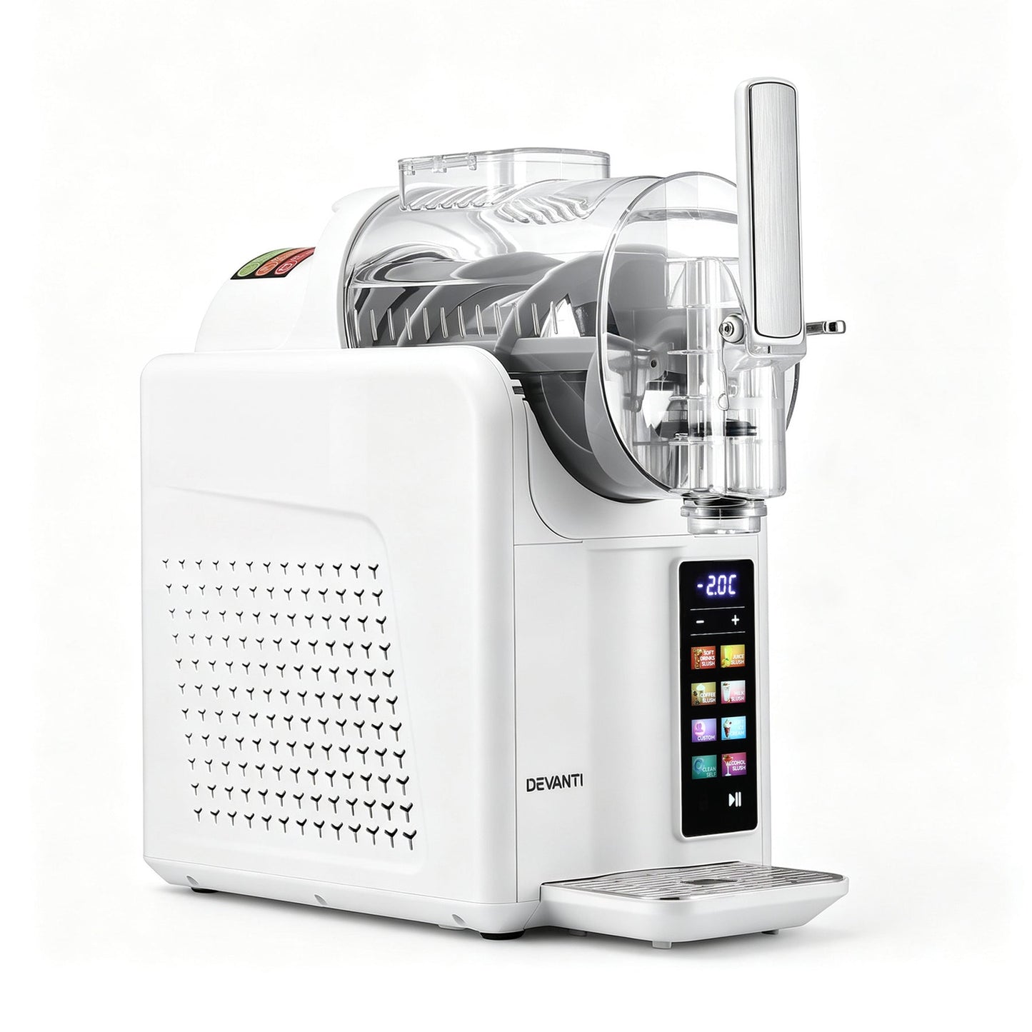 Devanti Slushie Machine 2L Frozen Drink Maker Ice Cream Cocktail Slush Maker White