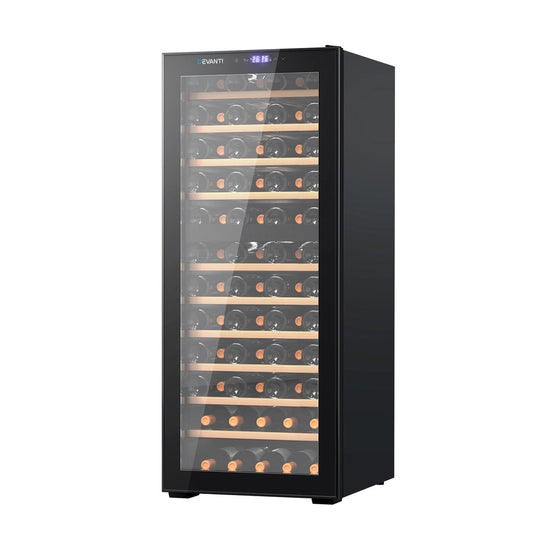 Devanti Wine Cooler Fridge Compressor Dual Zone 80 Bottles - Devanti