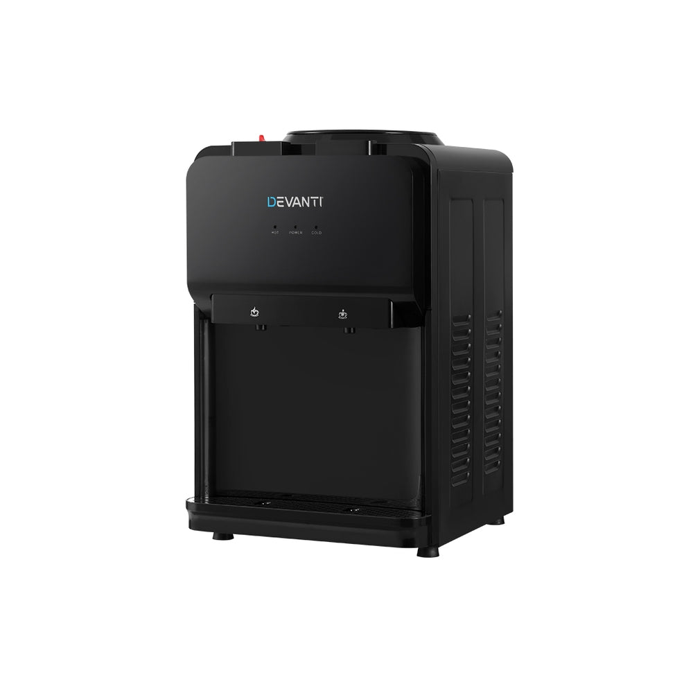 Devanti Water Cooler Dispenser Bench Top Black - Devanti