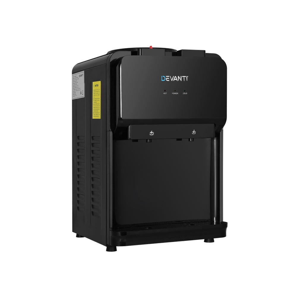 Devanti Water Cooler Dispenser Bench Top Black - Devanti
