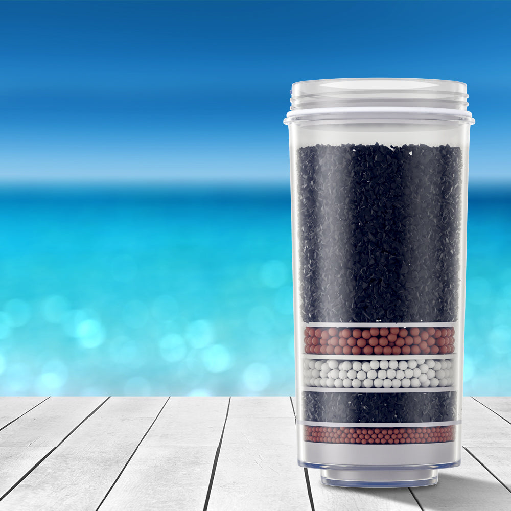 Devanti Water Cooler Filter Purifier 2 Pack Ceramic Carbon Mineral Cartridge - Devanti